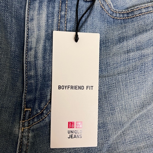 Uniqlo Women HIGH-RISE BOYFRIEND-FIT JEANS, NWT - Picture 5 of 5